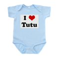 thumbnail image 1 of CafePress - I Love Tutu Infant Bodysuit - Baby Light Bodysuit, Size Newborn - 24 Months, 1 of 4