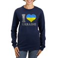thumbnail image 1 of CafePress - I Love Ukraine Native Ukrainia Long Sleeve T Shirt - Women's Long Sleeve Graphic Tee Casual Fit, 1 of 4