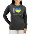 thumbnail image 1 of CafePress - I Love Ukraine Native Ukrainia Long Sleeve T Shirt - Women's Long Sleeve Graphic Tee Casual Fit, 1 of 4