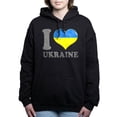 thumbnail image 1 of CafePress - I Love Ukraine Native Ukrainian Flag Sweatshirt - Pullover Hoodie, Classic & Comfortable Hooded Sweatshirt, 1 of 4