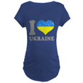 thumbnail image 1 of CafePress - I Love Ukraine Native Ukrainian Maternity T Shirt - Maternity Dark T-Shirt, 1 of 3