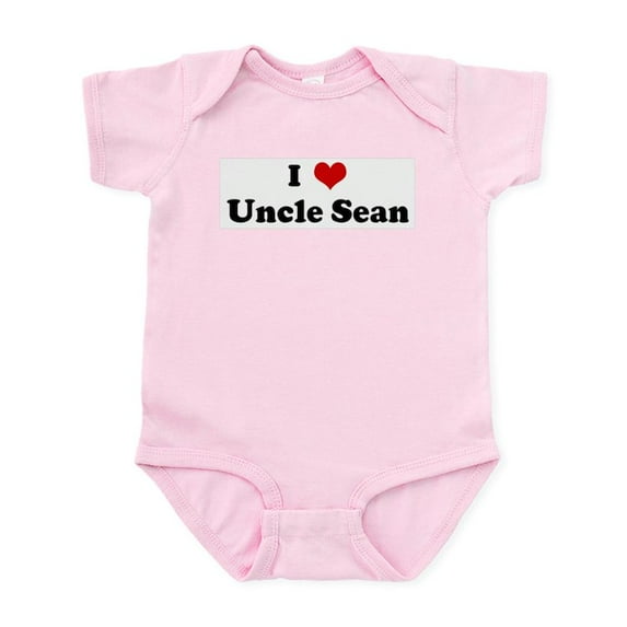 CafePress - I Love Uncle Sean Infant Bodysuit - Baby Light Bodysuit, Size Newborn - 24 Months