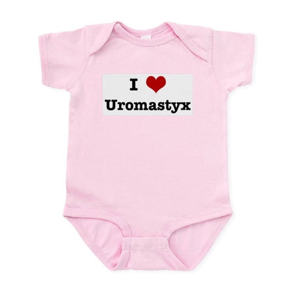 CafePress - I Love Uromastyx Infant Bodysuit - Baby Light Bodysuit, Size Newborn - 24 Months