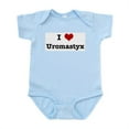 thumbnail image 1 of CafePress - I Love Uromastyx Infant Bodysuit - Baby Light Bodysuit, Size Newborn - 24 Months, 1 of 4