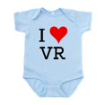 thumbnail image 1 of CafePress - I Love VR Infant Bodysuit - Baby Light Bodysuit, Size Newborn - 24 Months, 1 of 4