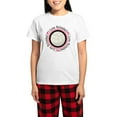 thumbnail image 1 of CafePress - I Love Volleyball Gift Women's Light Pajamas - Women's Short Sleeve Print T-Shirt and Pants Light Cotton Pajama Set, 1 of 7