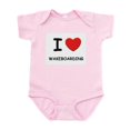 thumbnail image 1 of CafePress - I Love Wakeboarding Infant Bodysuit - Baby Light Bodysuit, Size Newborn - 24 Months, 1 of 4