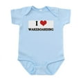 thumbnail image 1 of CafePress - I Love Wakeboarding Infant Creeper - Baby Light Bodysuit, Size Newborn - 24 Months, 1 of 4