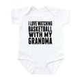 thumbnail image 1 of CafePress - I Love Watching Basketball With My Grandma Body Su - Baby Light Bodysuit, 1 of 4