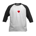 thumbnail image 1 of CafePress - I Love You A Latke Baseball Jersey - Kids Cotton Baseball Jersey, 3/4 Sleeve Shirt, 1 of 4