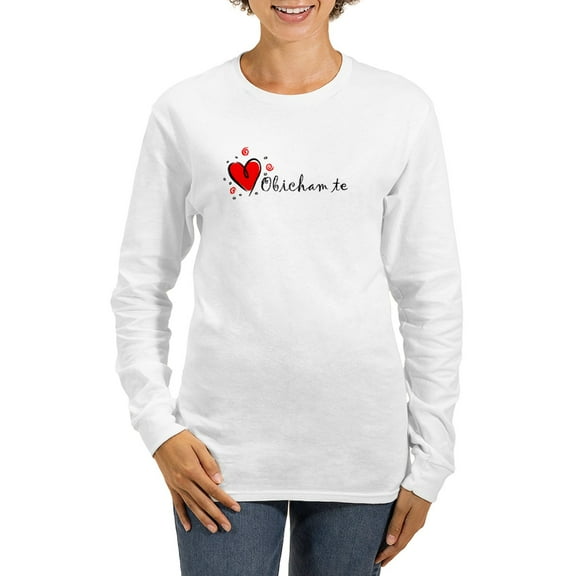 CafePress - I Love You [Bulgarian] Women's Long Sleeve T Shi - Women's Long Sleeve Graphic Casual T-Shirt
