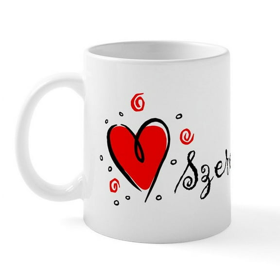 CafePress - I Love You [Hungarian] Mug - 11 oz Ceramic Mug - Novelty Coffee Tea Cup