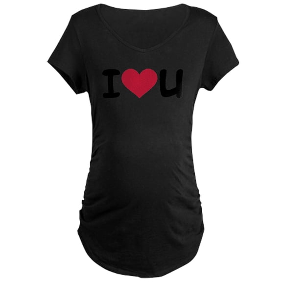 CafePress - I Love You Maternity Dark T Shirt - Maternity Dark T-Shirt