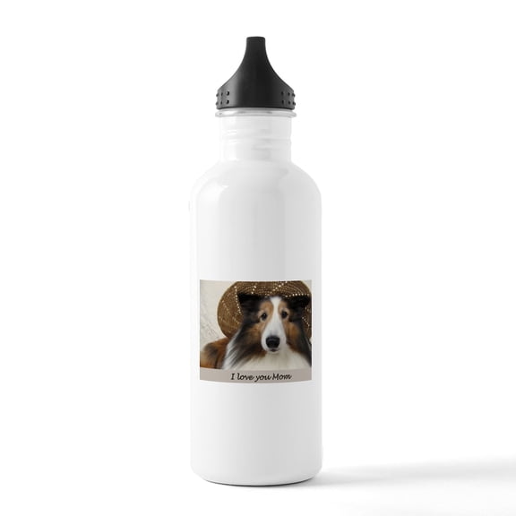 CafePress - I Love You Mom Water Bottle - Stainless Steel Water Bottle, Sports Bottle, 1.0L