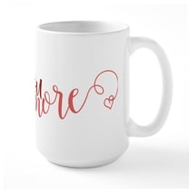 CafePress - I Love You More Large Mug - 15 oz Ceramic Large White Novelty Mug
