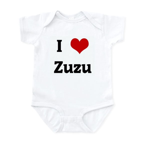 CafePress - I Love Zuzu Infant Bodysuit - Baby Light Bodysuit, Size Newborn - 24 Months