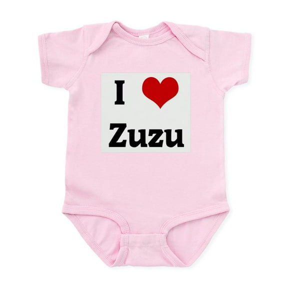 CafePress - I Love Zuzu Infant Bodysuit - Baby Light Bodysuit, Size Newborn - 24 Months