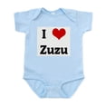 thumbnail image 1 of CafePress - I Love Zuzu Infant Bodysuit - Baby Light Bodysuit, Size Newborn - 24 Months, 1 of 4
