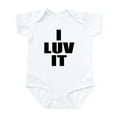 thumbnail image 1 of CafePress - I Luv It Infant Bodysuit - Baby Light Bodysuit, Size Newborn - 24 Months, 1 of 4