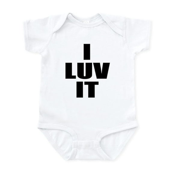 CafePress - I Luv It Infant Bodysuit - Baby Light Bodysuit, Size Newborn - 24 Months