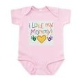 thumbnail image 1 of CafePress - I Luv Mom Infant Bodysuit - Baby Light Bodysuit, Size Newborn - 24 Months, 1 of 4