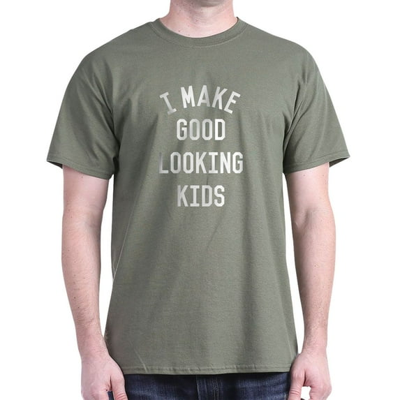 CafePress - I Make Good Looking Kids Dark T Shirt - Men's Classic Graphic Cotton T-Shirt