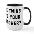 thumbnail image 1 of CafePress - I Make Twins What's Your - 15 oz Ceramic Large White Novelty Mug, 1 of 4
