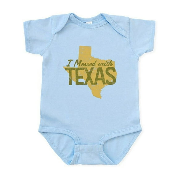 CafePress - I Messed With Texas Infant Bodysuit - Baby Light Bodysuit, Size Newborn - 24 Months