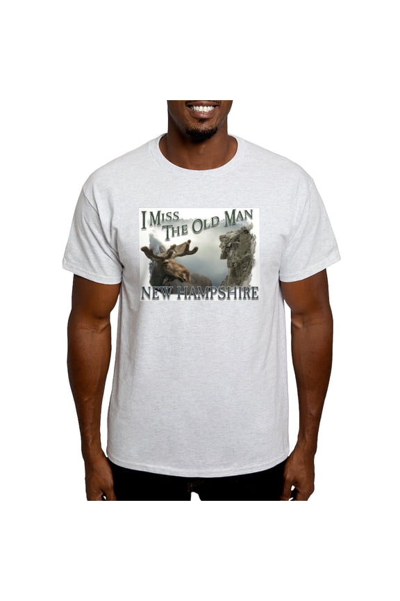 - I Miss The Old Man W/Moose Light T Shirt - Men's Classic Graphic T-Shirt
