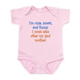 thumbnail image 1 of CafePress - I Must Take After My Godmother Body Suit - Baby Light Bodysuit, Size Newborn - 24 Months, 1 of 4