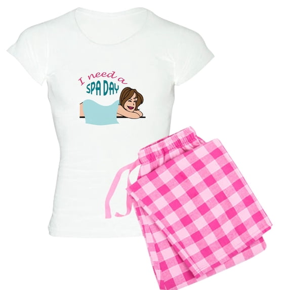 CafePress - I NEED A SPA DAY Pajamas - Women's Light Pajamas