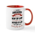 thumbnail image 1 of CafePress - I Never Dreamed I'd End Up Being A Son In Law Mugs - 11 oz Ceramic Mug - Novelty Coffee Tea Cup, 1 of 4