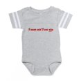 thumbnail image 1 of CafePress - I Never Said I Was Nice - Cute Infant Baby Football Bodysuit, 1 of 3
