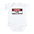 thumbnail image 1 of CafePress - I Only Seem Normal Infant Bodysuit - Baby Light Bodysuit, Size Newborn - 24 Months, 1 of 4