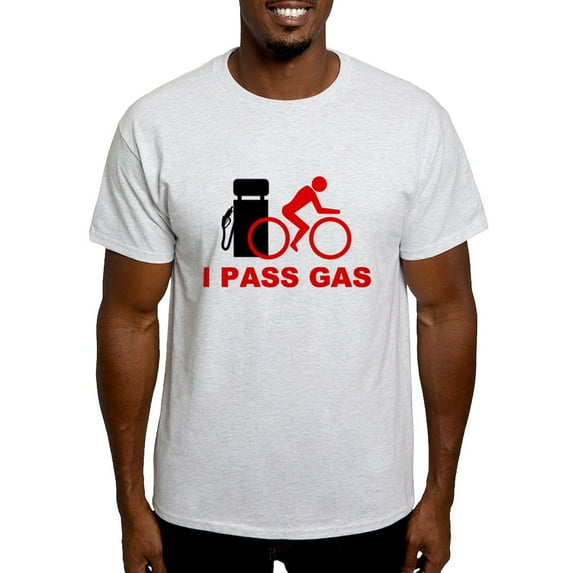 CafePress - I PASS GAS Bicyclis T Shirt - Men's Classic Graphic T-Shirt