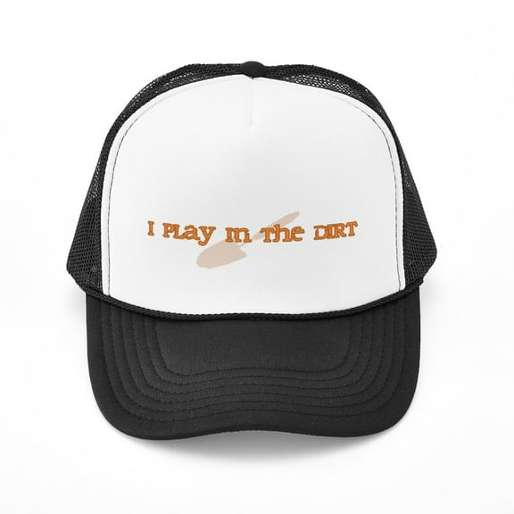 CafePress - I Play In The Dirt - Adjustable Unisex Printed Trucker Hat with Mesh Back