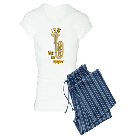 CafePress - I Play TUBA - Women's Light Pajamas