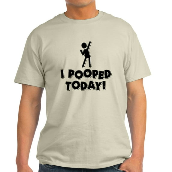 CafePress - I Pooped Today! Light T Shirt - Men's Classic Graphic T-Shirt