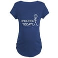 thumbnail image 1 of CafePress - I Pooped Today Maternity Dark T Shirt - Maternity Dark T-Shirt, 1 of 3