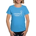 thumbnail image 1 of CafePress - I Pooped Today Women's Dark T Shirt - Women's Traditional Fit Dark T-Shirt, 1 of 4