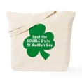 thumbnail image 1 of CafePress - I Put The Double D's In St. P Tote Bag - Unisex Canvas Tote Bag, Beige, 1-Piece, 1 of 7