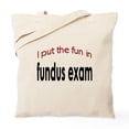 thumbnail image 1 of CafePress - I Put The Fun In Fundus Exam Tote Bag - Unisex Canvas Tote Bag, Beige, 1-Piece, 1 of 6
