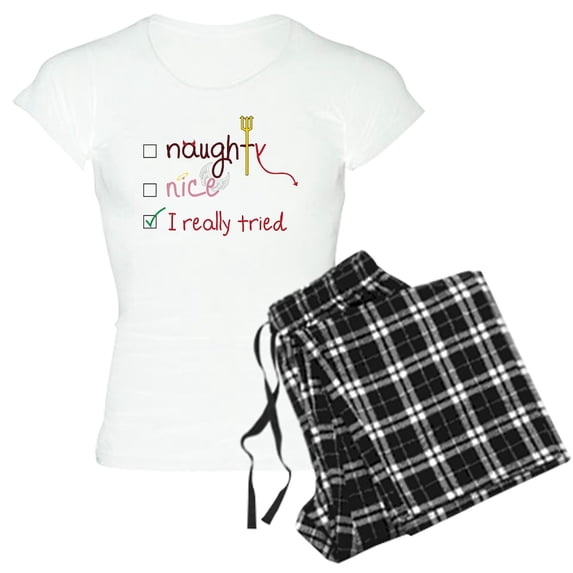 CafePress - I Really Tried - Women's Light Pajamas
