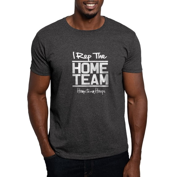 CafePress - I Rep The Home Team Dark T Shirt - Men's Classic Graphic Cotton T-Shirt