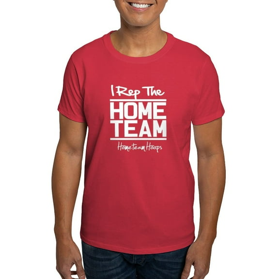 CafePress - I Rep The Home Team Dark T Shirt - Men's Classic Graphic Cotton T-Shirt