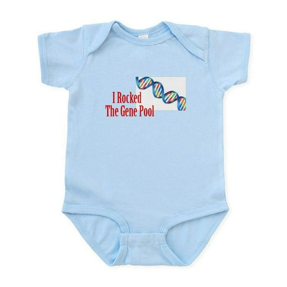 CafePress - I Rocked The Gene Pool Infant Bodysuit - Baby Light Bodysuit, Size Newborn - 24 Months