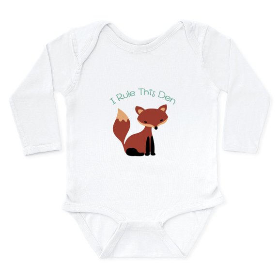 CafePress - I Rule This Den Body Suit - Long Sleeve Cotton Baby Bodysuit
