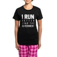 thumbnail image 1 of CafePress - I Run Better Than The Govern Women's Dark Pajamas - Women's Short Sleeve Print T-Shirt and Pants Dark Cotton Pajama Set, 1 of 7