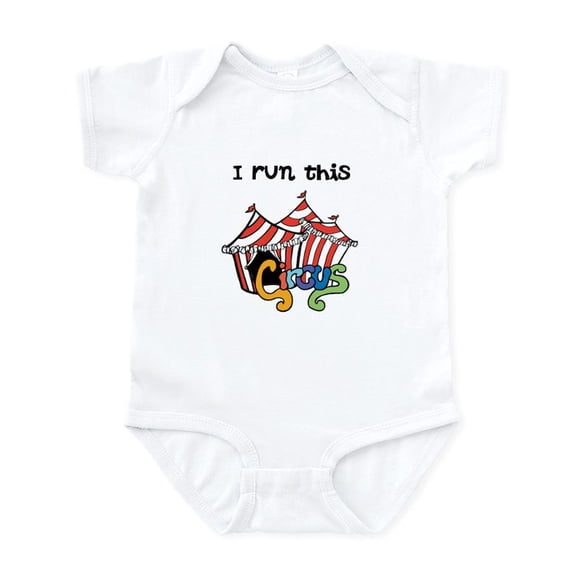 CafePress - I Run This Circus Onesie - Baby Light Bodysuit, Size Newborn - 24 Months
