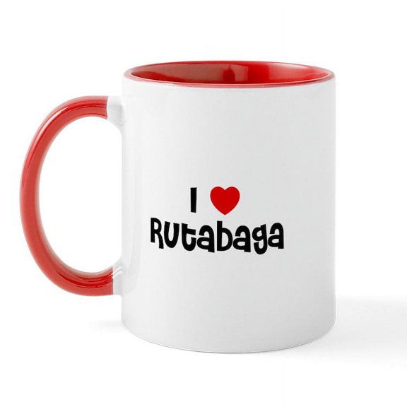CafePress - I * Rutabaga Mug - 11 oz Ceramic Mug - Novelty Coffee Tea Cup